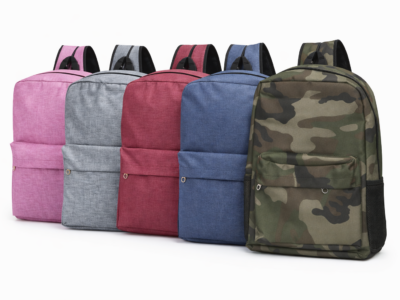 Mochila cordura grande bolsillo al frente Art.204